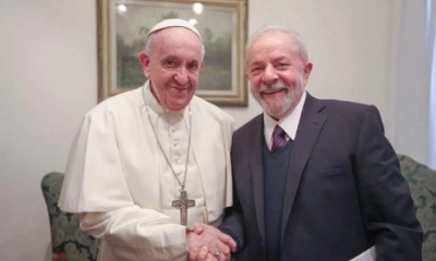 El expresidente de Brasil, Lula Da SIlva, se reunió con el Papa Francisco. 