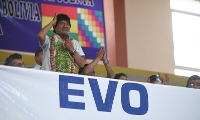 El presidente Evo Morales