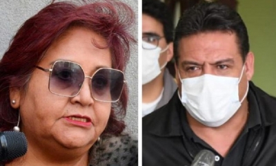 La diputada Betty Yañiquez y Luis Revilla