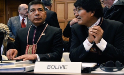 Fernando Huanacuni y Evo Morales/Foto. RRSS