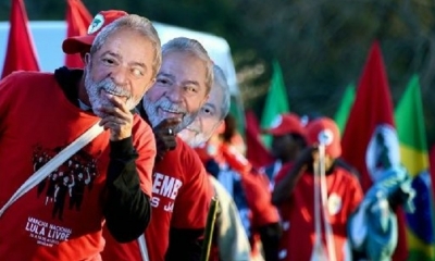 Una gran caravana llegó hasta Brasilia. Foto AFP