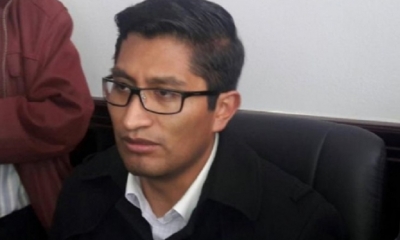 Edwin Blanco, fiscal departamental de La Paz/Foto. RRSS