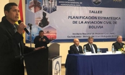 Celier Aparicio Arispe, director nacional de la DGAC/Foto. RRSS