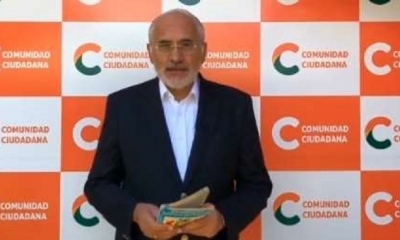 El expresidente de Bolivia y líder de Comunidad Ciudadana (CC), Carlos Mesa