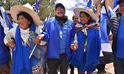 Humberto Sánchez, ganó las elecciones subnacionales en el departamento con 57,44% de votos.