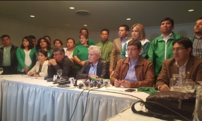 Los Demócratas se reunieron este viernes en La Paz. Foto: MDS