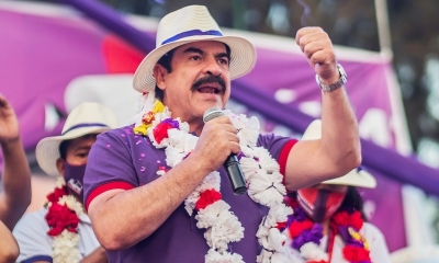El candidato a la Alcaldía de Cochabamba, Manfred Reyes 