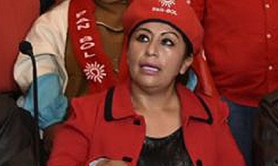 Ruth Nina, dirigente de PAN-BOL/Foto. RRSS