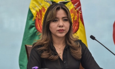 La viceministra de Comunicación, Gabriela Alcón
