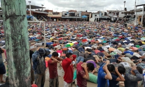Así comenzaron la requisa en Palmasola/Foto. RRSS
