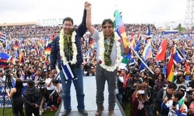  Luis Arce y David Choquehuanca
