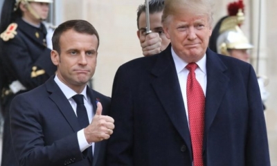 Gobierno francés lamentó este miércoles una falta de “decencia elemental” por parte del presidente estadounidense Donald Trump