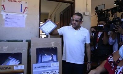 Luis Fernando Camacho voto en santa cruz