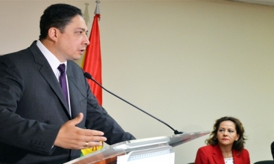 Ministro de Justicia Héctor Arce. Foto/MJ
