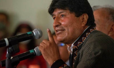 El expresidente Evo Morales