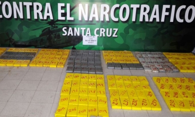 254 paquetes de droga/Foto. Fiscalía  (Ver  imágenes)