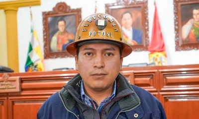 Marco Antonio Copa, gobernador interino de Potosí