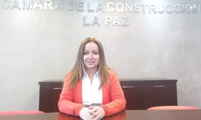 Gerente general de la Cámara de la Construcción (Cadeco) de La Paz, Daniela Padrón.