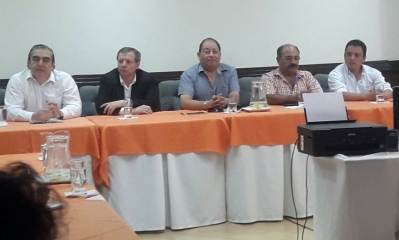 Carlos Romero propició la reunión/Foto. Kandire.bo