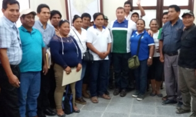Alex Ferrier, se reunió en su despacho con dirigentes y representantes de comunidades interculturales/Foto. RM