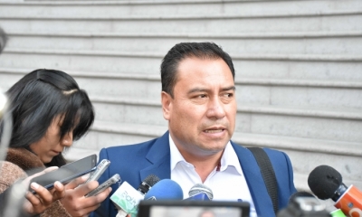 El ministro de Salud, Rodolfo Rocabado