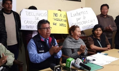 Las organizaciones se pronunciaron en el Colegio Médico.