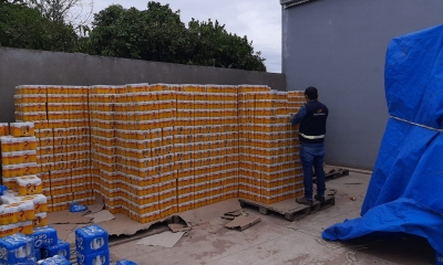 Operación de la Aduana contra el contrabando.