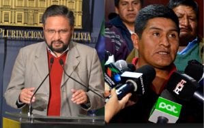 Alfredo Rada  y Guido Mitma