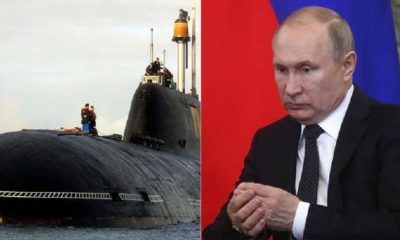 Subamarinos rusos y Vladímir Putin | Fuente: Composición RPP (Fotos de AFP)
