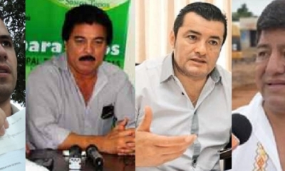 Leonardo Roca, Freddy Arauco, Johnny Fernández y Tito Sanjinés/Foto. Kandire