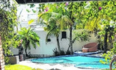La casa tiene palmera exclusivas de Miami/Foto. RRSS