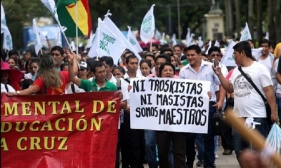 Los maestros amenazan con iniciar la gestión escolar con marchas