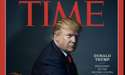 Donald Trump, persona de año en 2016 (Nadav Kander / AFP)