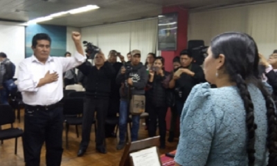 Eugenio Rojas, fue posesionada por la ministra Sifuentes/Foto. RRSS