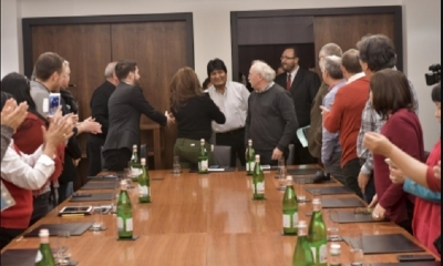  Aseguró que desde que Morales asumió la presidencia, en 2006, Bolivia es una referencia en el mundo