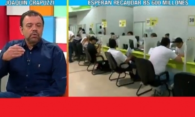 Joaquin Crapuzzi, secretario de Recaudaciones de la Alcaldía cruceña/Foto. RRSS