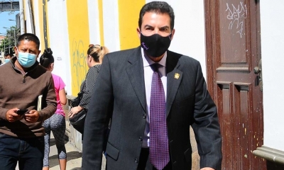 El alcalde de la ciudad de Cochabamba, Manfred Reyes Villa. NOÉ PORTUGAL
