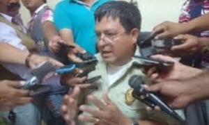 Jefe de accidentes de Tránsito, Cap. Julio Cesar Encinas. 