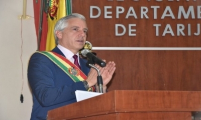 El vicepresidente del Estado, Álvaro García Linera