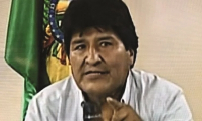 Evo Morales informa de su renuncia el 10 de noviembre desde el trópico cochabambino.
