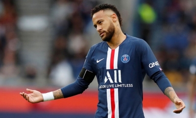 Neymar, futbolista de filas del París Saint Germain.