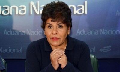  La presidenta de la Aduana Nacional, Marlene Ardaya