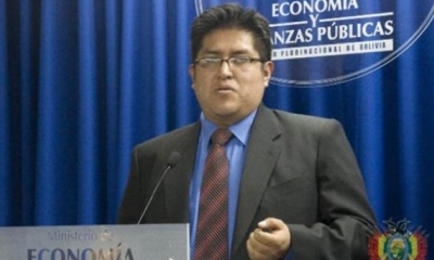 El viceministro de Presupuesto y Contabilidad Fiscal, Jaime Durán