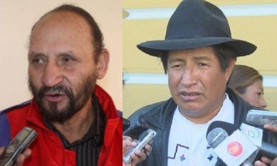 René Navarro y el diputado Rafael Quispe/Foto. Kandire