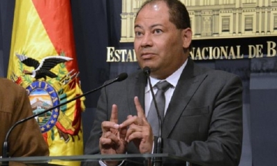 El ministro de Gobierno, Carlos Romero