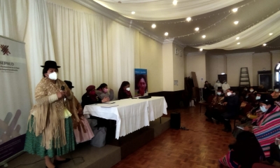 Foro departamental de validación de propuestas para la modificación de la Ley 348.