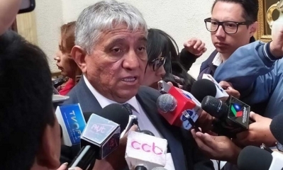 El ministro de Obras Públicas, Iván Arias