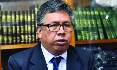 Luis Larrea, presidente del Colegio Médico de La Paz/Foto. RRSS