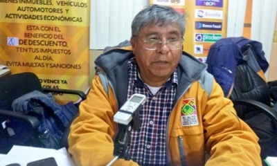 El director de Recaudaciones de la Alcaldía de El Alto, Víctor Nava.