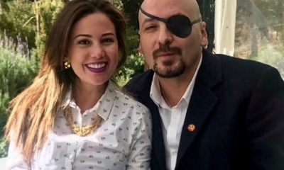 La pareja Kary Arias  y David Tezanos/Foto. RRSS